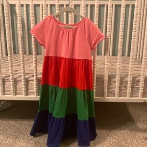 Unused Hanna Anderson rainbow shirt sleeve dress.